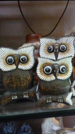 owls set 3 brown